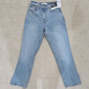 Abercrombie & Fitch Blue Straight Leg Jeans